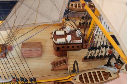 Amerigo Vespucci model ship - detail
