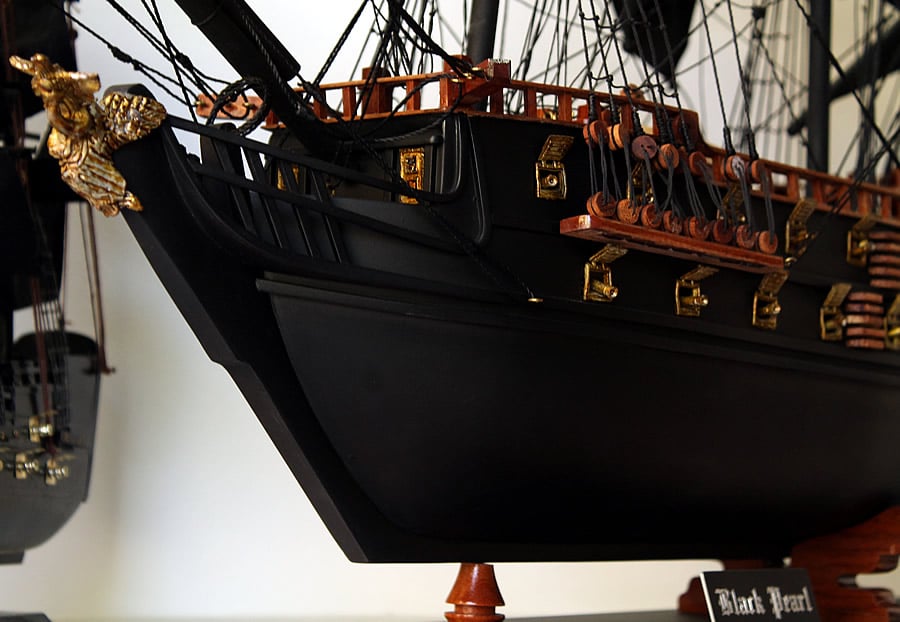 Navyline Modellino di nave da pirata Black Peari barca a vela