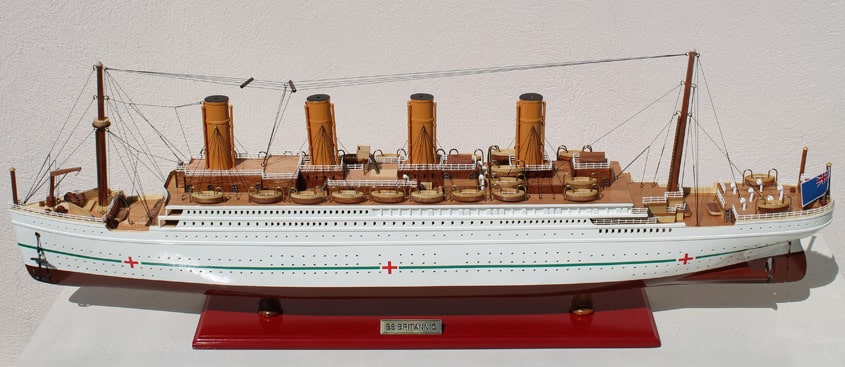 Britannic Wooden Model Ship