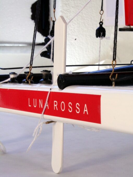 modellino catamarano Luna Rossa